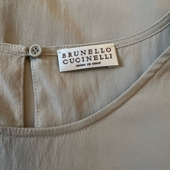 BRUNELLO CUCINELLI Layered Crewneck Sleeveless Blouse - Picture 8 of 9